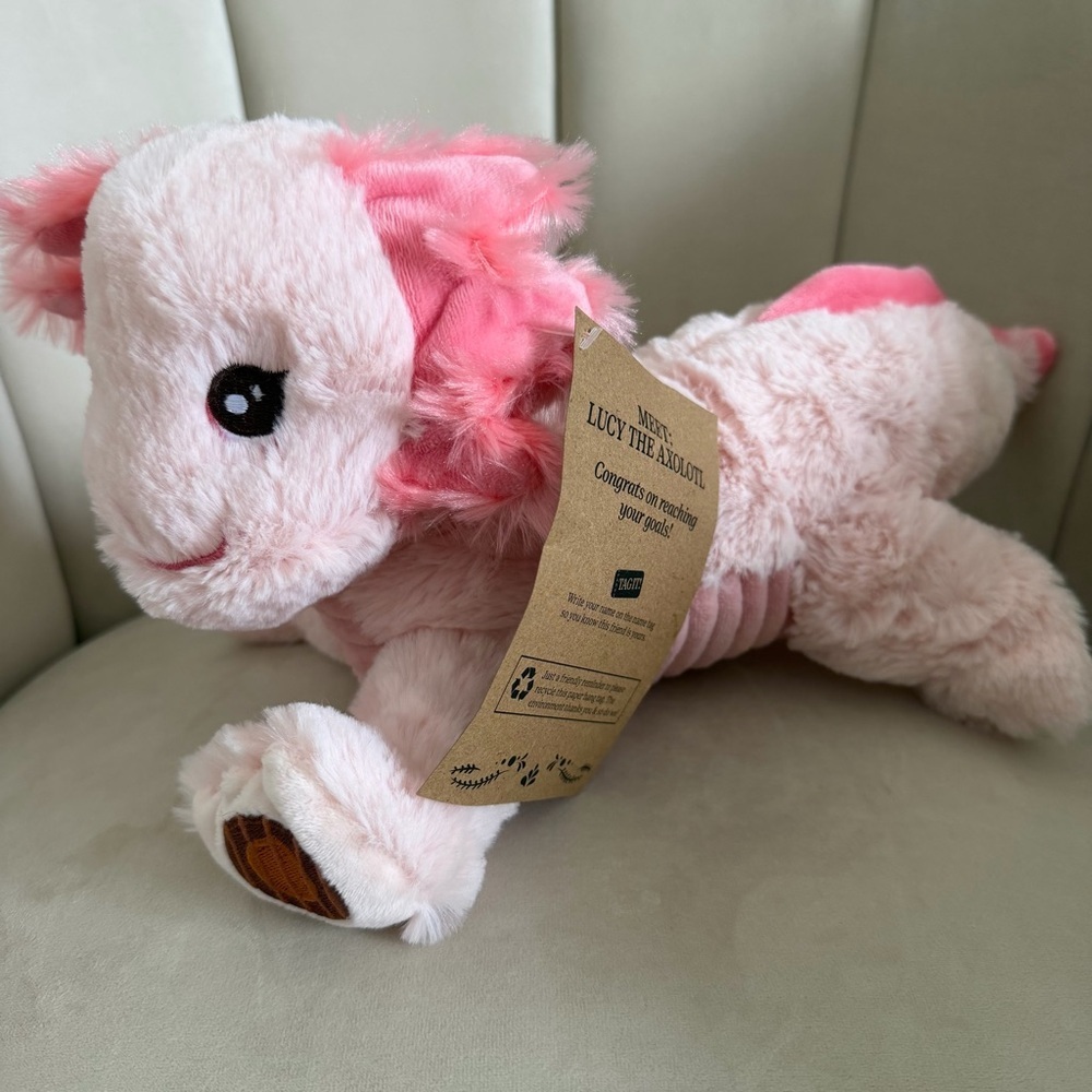 NWT Lucy The Axolot! Girl Scout Plush Little Brownie Bakers 2023-2024 Toy Plush